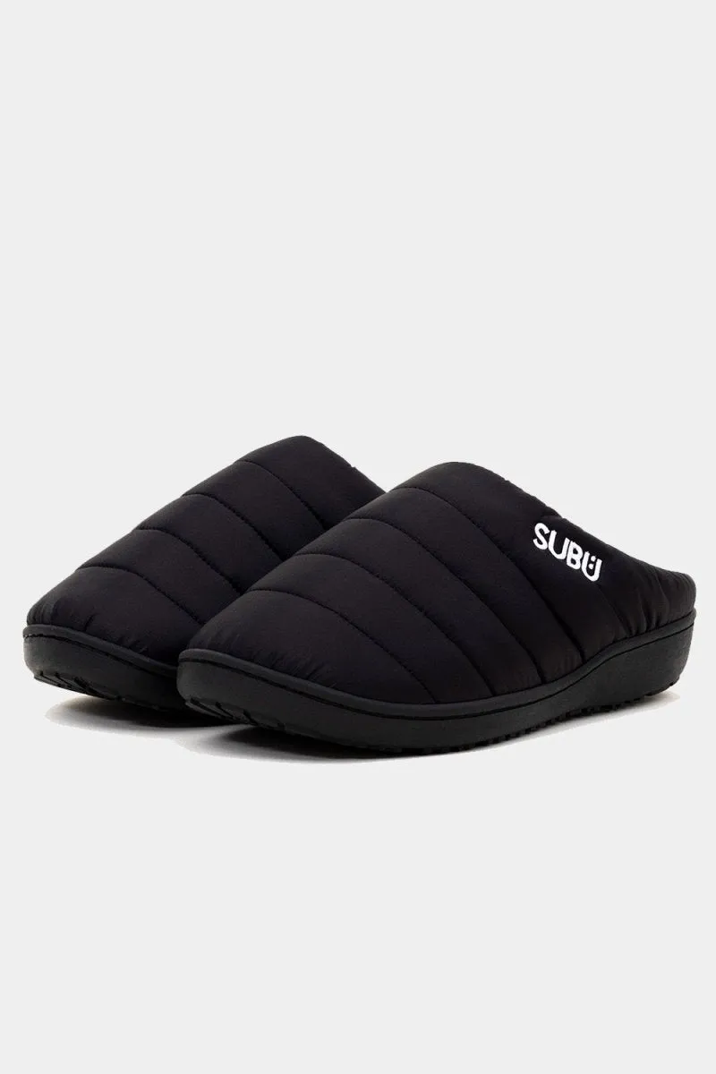 SUBU Indoor Outdoor Slippers (Black)