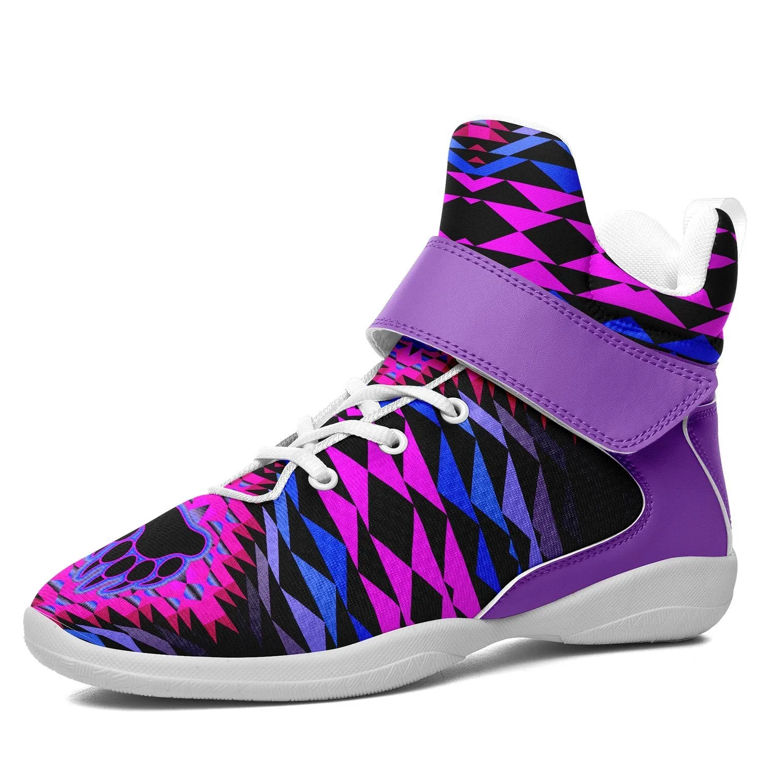 Sunset Bearpaw Blanket Pink Ipottaa Basketball / Sport High Top Shoes