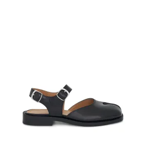 Tabi Strap Sandals in Black