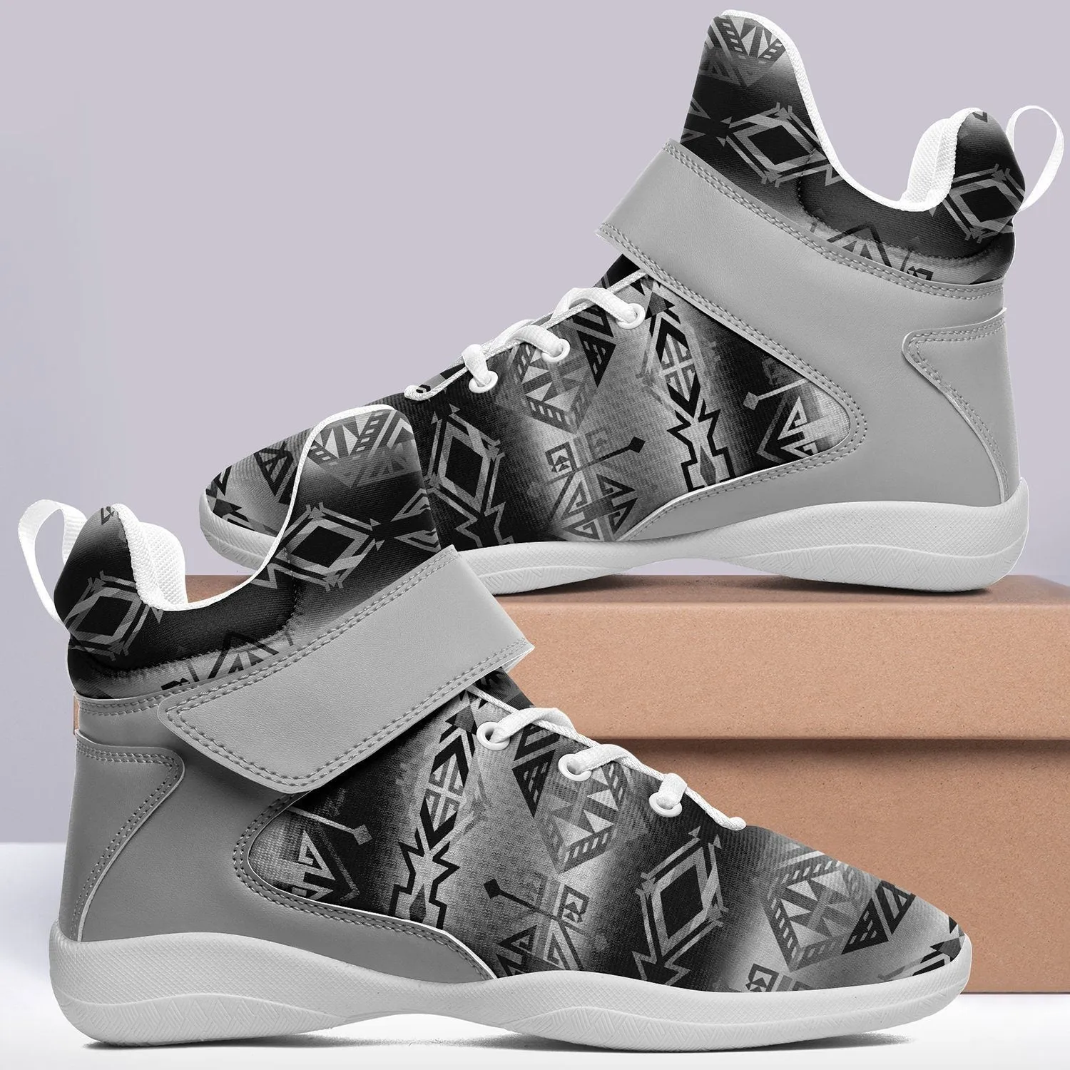 Trade Route Cave Ipottaa Basketball / Sport High Top Shoes - White Sole