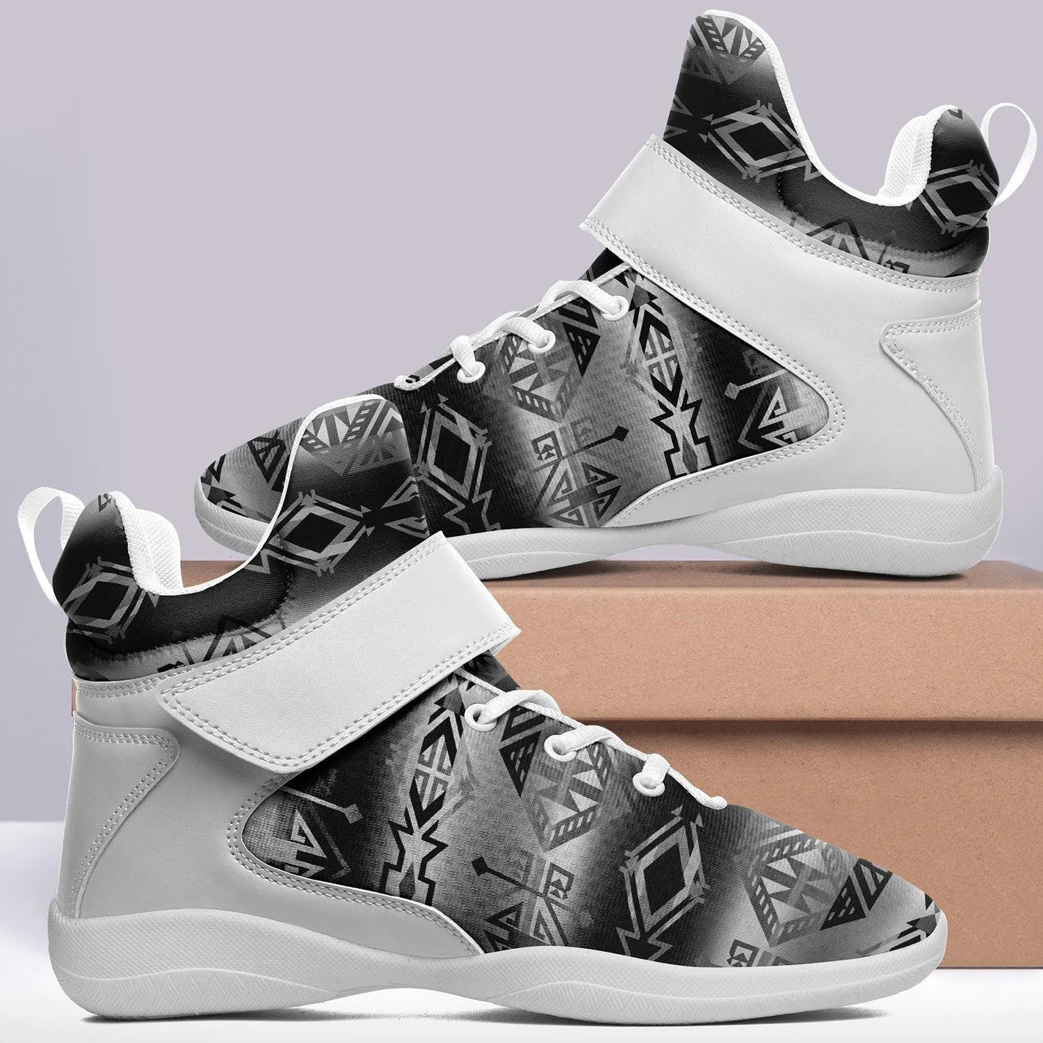 Trade Route Cave Ipottaa Basketball / Sport High Top Shoes - White Sole