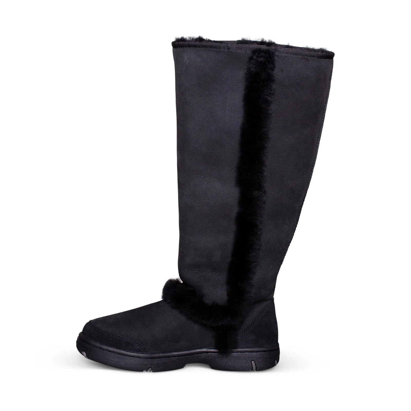 UGG Sunburst Extra Tall Black Boots - Women's