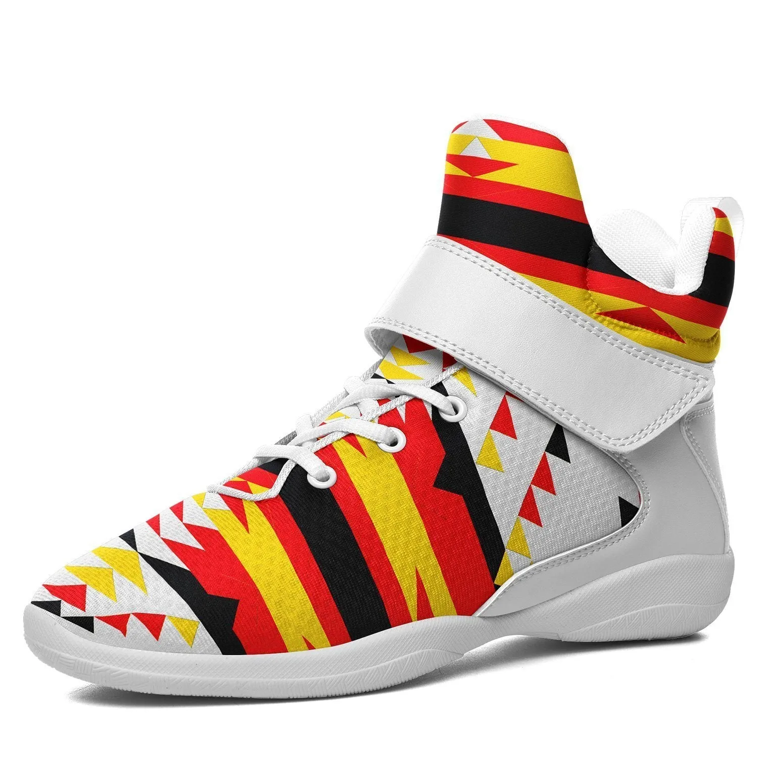 Visions of Peace Directions Ipottaa Basketball / Sport High Top Shoes - White Sole