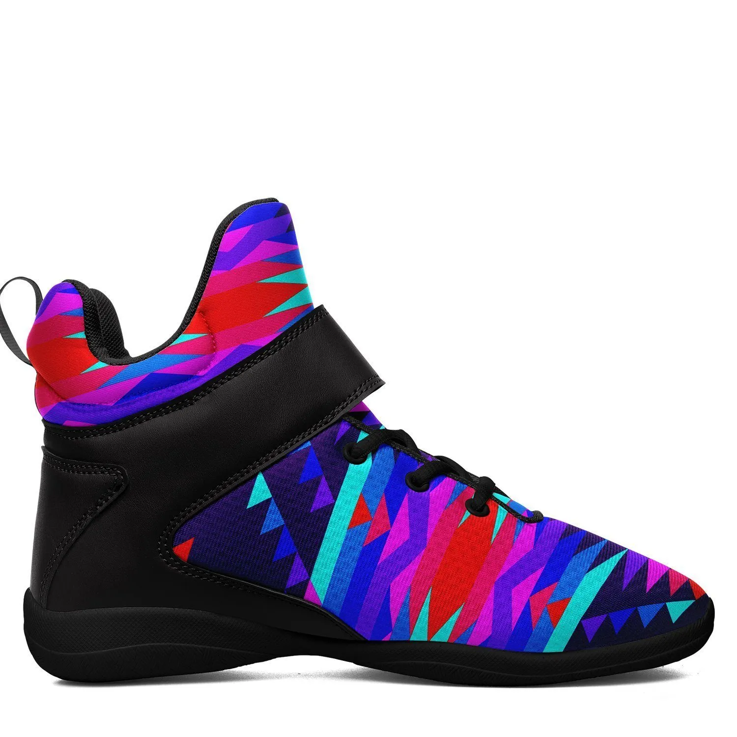 Visions of Peace Ipottaa Basketball / Sport High Top Shoes - Black Sole