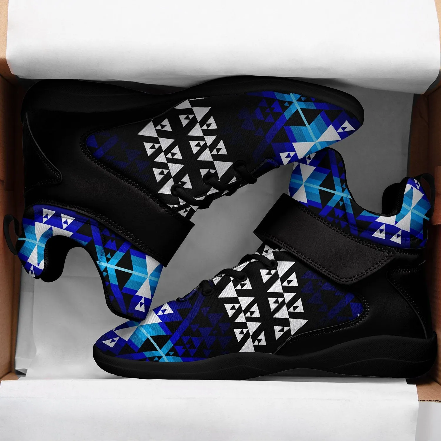 Writing on Stone Night Watch Ipottaa Basketball / Sport High Top Shoes