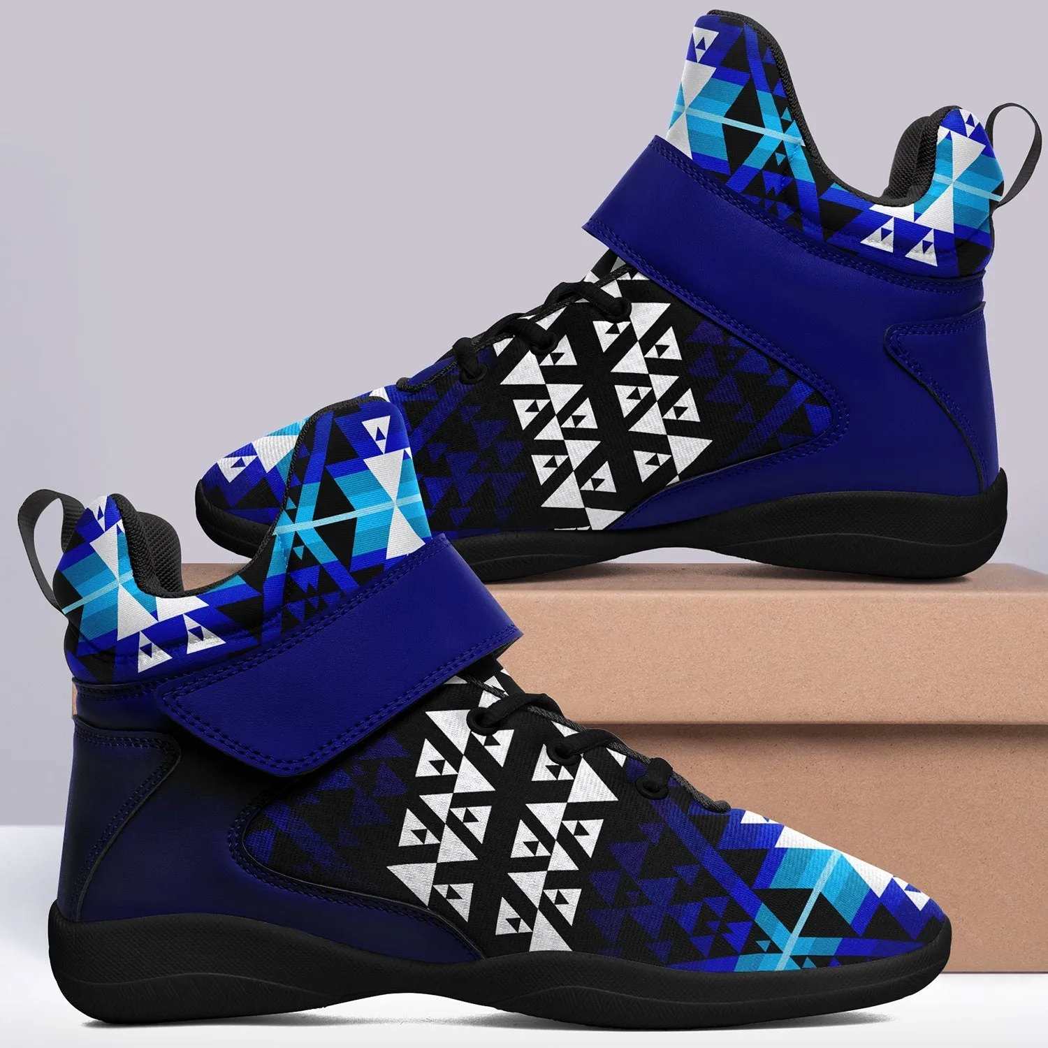 Writing on Stone Night Watch Ipottaa Basketball / Sport High Top Shoes